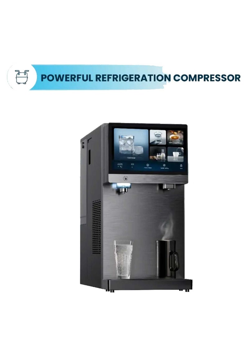 4-Stage Reverse Osmosis Water Purifier Dispenser with Dual Feed Purifier, 5L Water Tank Capacity, 7" Touch Display, 3 Second Rapid Heating - Black  - Image 4