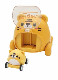 Excefore Car Toys for Kids, Ejection Inertial Car Pull Back Toy  - Image 1
