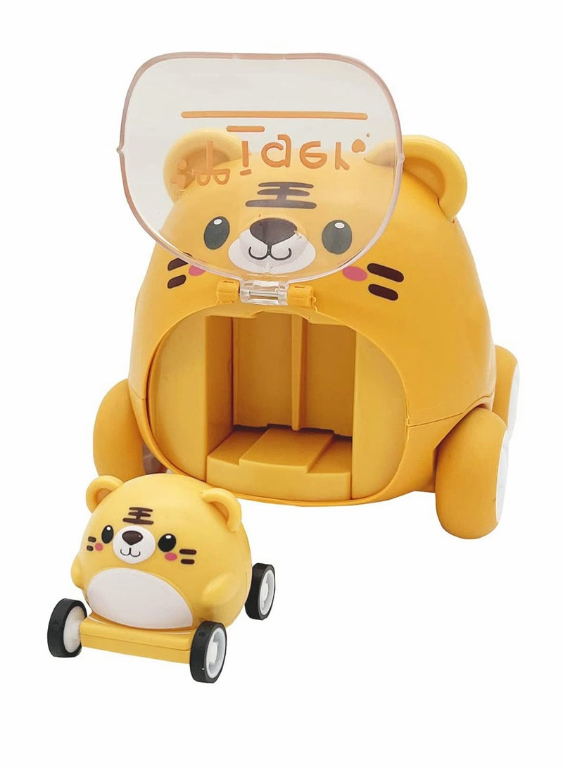 Excefore Car Toys for Kids, Ejection Inertial Car Pull Back Toy  - Image 1