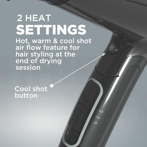 Havells 1600W Unisex Foldable Hair Dryer|2 Heat Settings With Cool Shot (Hot/Warm)|Heat Balance Technology|Midnight Black|Your Perfect Blow Dry Companion For Effortless Hair Styling|Hd3191-1600 Watts - Image 5