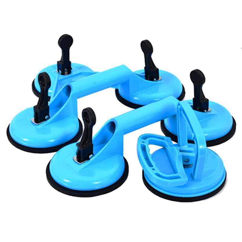 Glass Suction Cup Blue Type 2 Heavy Duty with Large Rubber Pad - Strong Suction Lifter for Smooth Tile Glass - Image 5