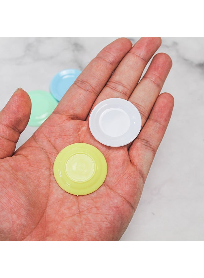 3.5cm Miniature Realistic Small Plate Diy Cream Gel Handmade Food Play Container Accessories Children's Play House Toys-Color:3.5cm Small Blue Plate - Image 5