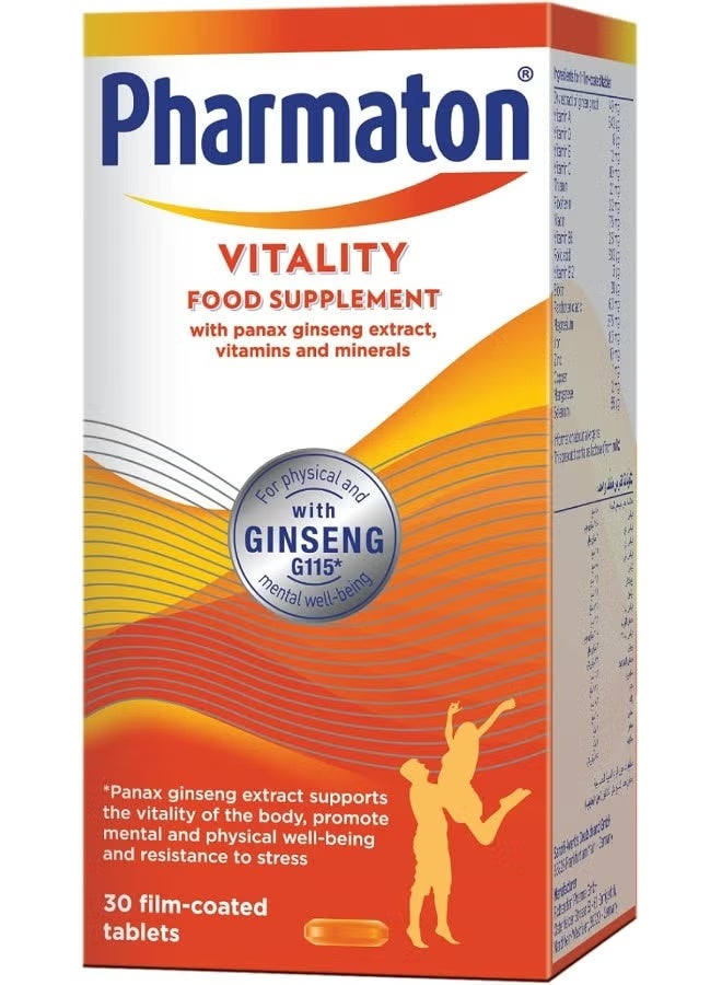 Pharmaton Vitality Tablet 30'S - Image 1