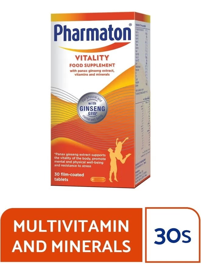 Pharmaton Vitality Tablet 30'S - Image 2