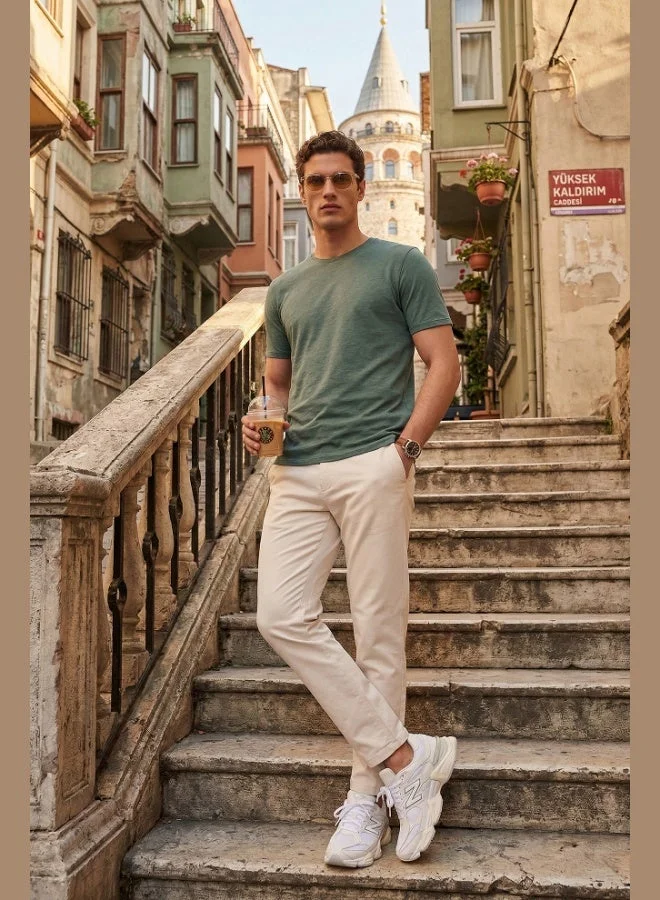 Buratti Buratti Cotton Crew Neck Basic T-Shirt Men's T-SHIRT 59020001