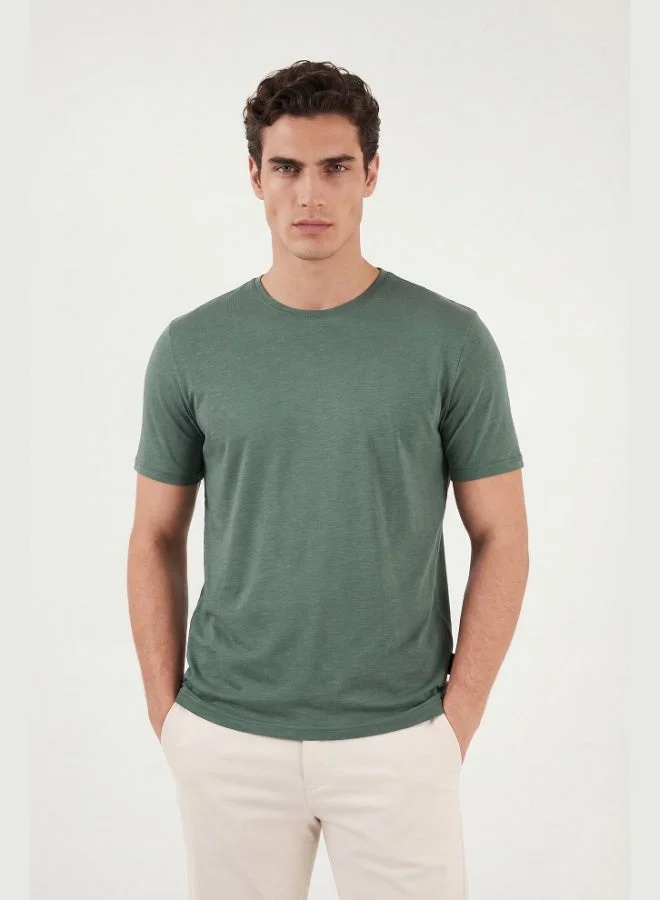 Buratti Cotton Crew Neck Basic T-Shirt Men's T-SHIRT 59020001
