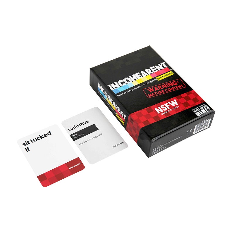 WHAT DO YOU MEME? Incohearent Expansion Pack NSFW Edition by Relatable, Designed to Add On to Incohearent Core Game, Funny Card Game for Adults, Good for Party Games, Includes 180 Cards - Image 3