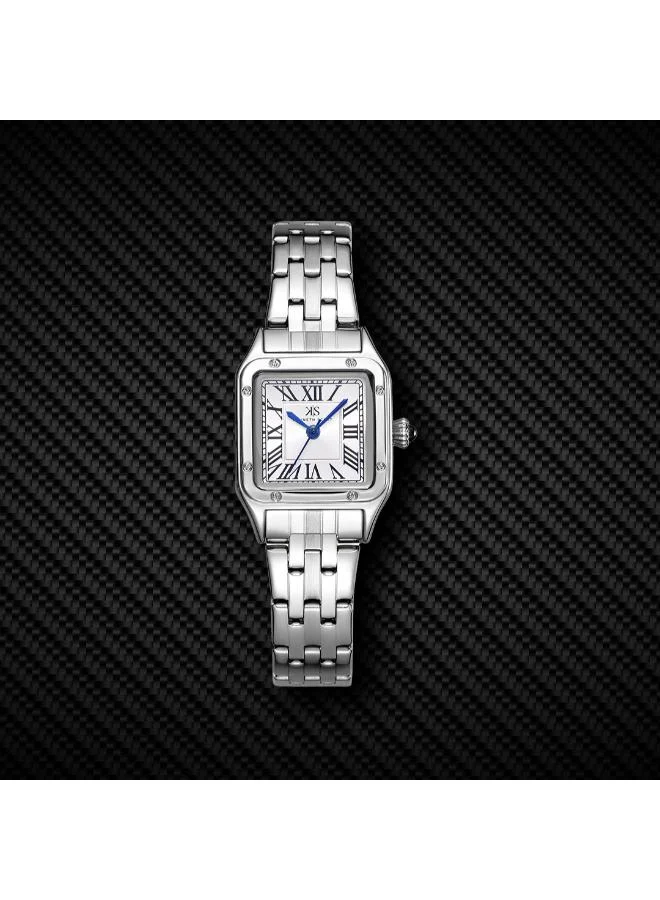 Kenneth Scott White Women's Stainless Steel Analog Watch K25512-SBSW - 23.5 mm for Women | Best Price UAE