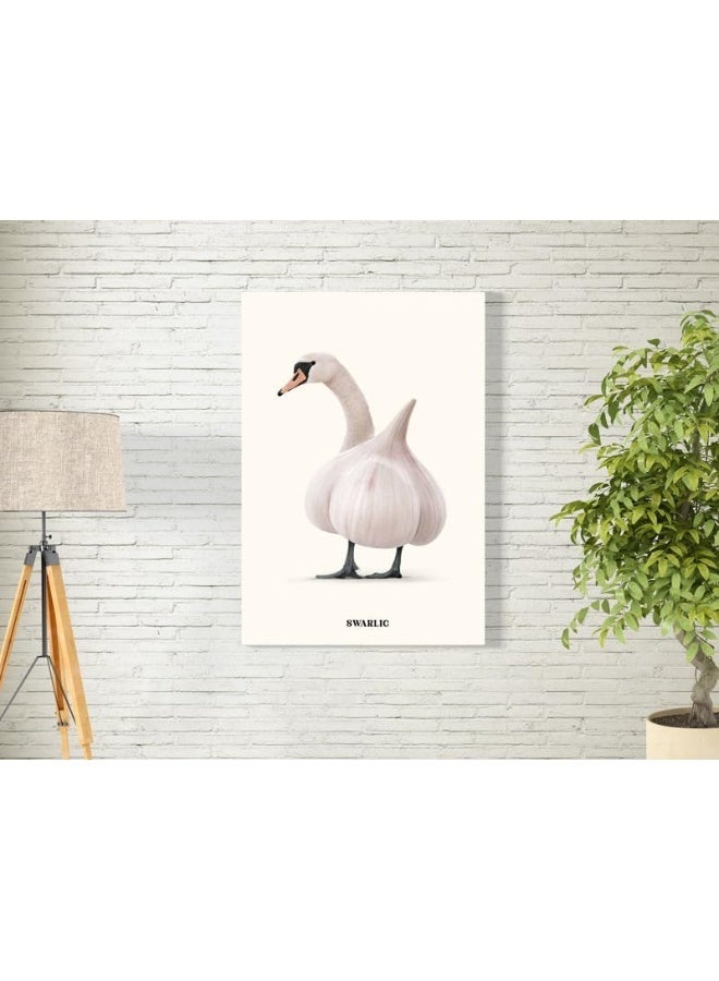 Ecokraftarabia Swarlic Wall Art for Decoration Home And Office Decor Poster, 20x30cm, 1Pcs (Unframed Poster) - Image 1