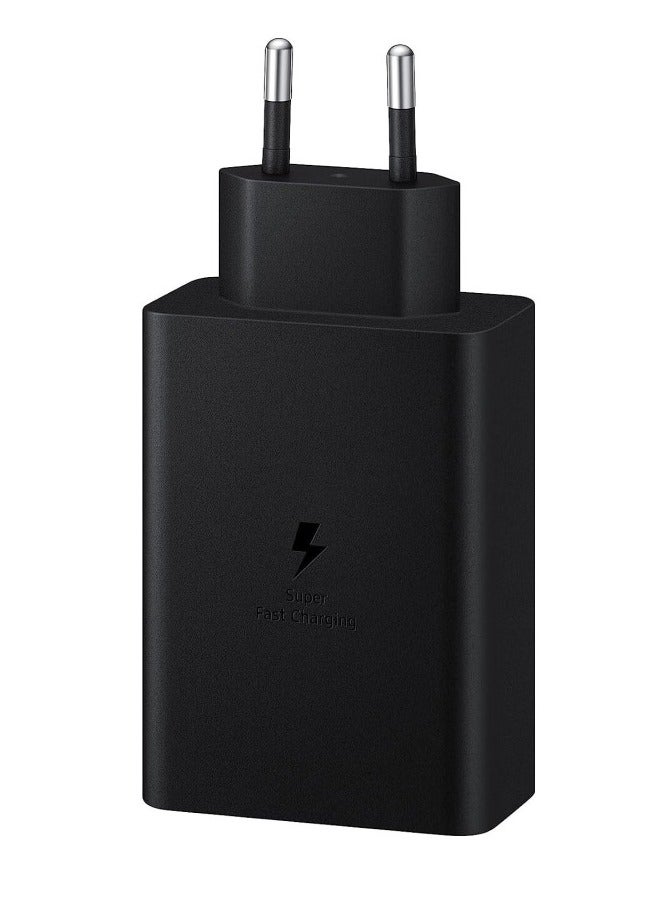 ELTRAZONE "65W Power Adapter Trio – High-Performance Multi-Device Charger (Black)" - Image 1