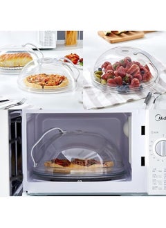 Generic Microwave Cover for Food Splatter, Microwave Splatter Cover BPA Free, Microwave Plate Cover Guard Lid with Handle, Microwave Food Cover Steam Vents Keeps Microwave Oven Clean  - Image 5