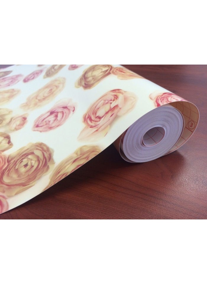 d-c-fix 346-0626 Self-Adhesive Rose Pattern Foil  - Image 1