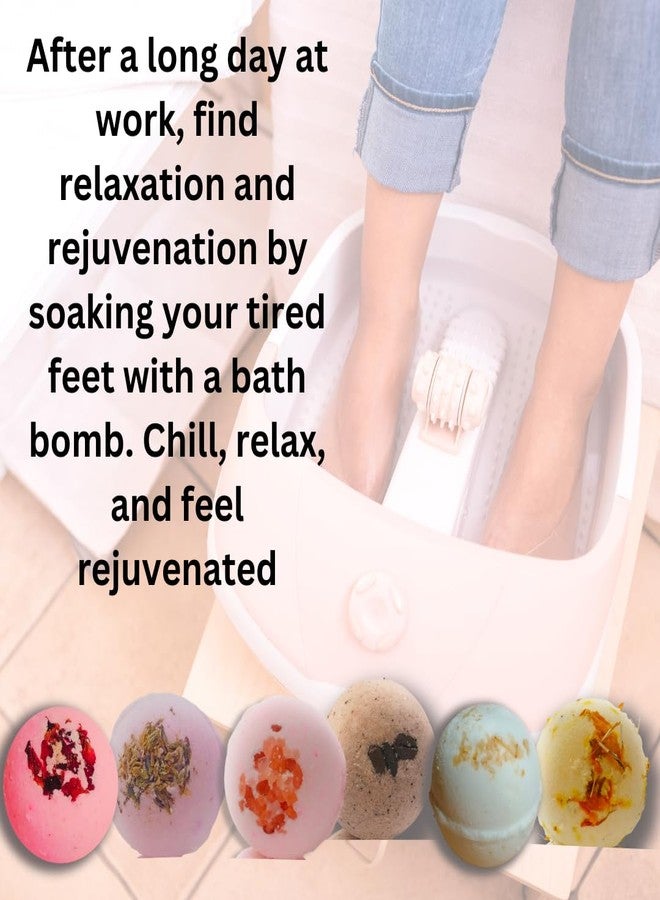 Aaranyam | Bath Bomb - Rose, Lavender, Pink Salt, Oats, Citurs |Refreshing hot water bath hydrating moisturizing enchanting Fizzy Aromatic Bath Bomb ( 75 g) each | Gift for women | Christams Party - Pack of 6 - Image 3