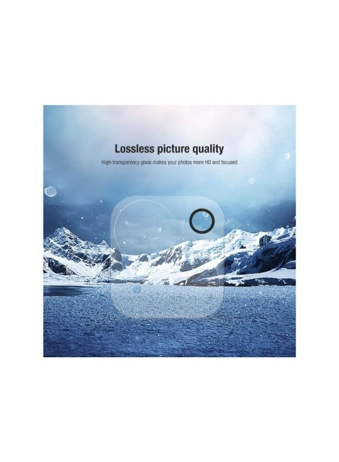 Nillkin 2 IN 1 HD Full Screen Tempered Glass Screen Protector 0.33mm and Camera Protective Film for Apple iPhone 14 Max 6.7 Inch 2022 - Image 4