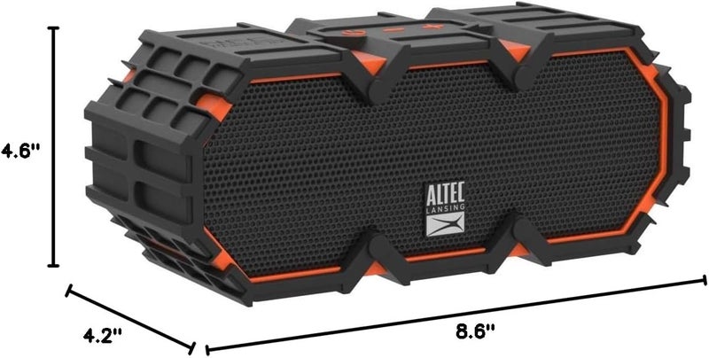 Altec Lansing LifeJacket 2 - Waterproof Bluetooth Speaker, Floating Portable Speaker for Travel & Outdoor Use, Deep Bass & Loud Sound, 30 Hour Playtime - Image 3
