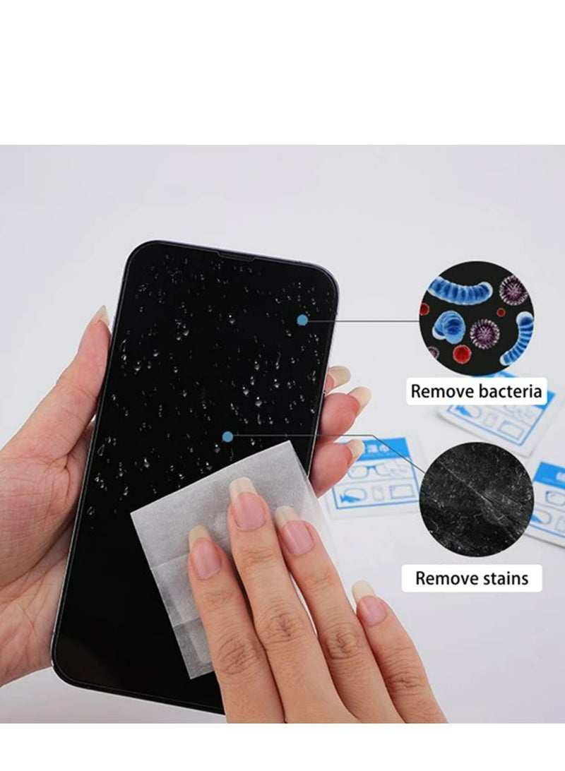 100pcs Lens Cleaning Wipes Metal Jewelry Wipes Anti Fog Glasses Wipes Mobile Phone Screens And Disposable Eyeglass Cloths - Image 2
