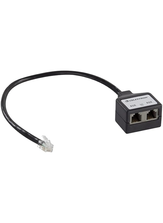 Celestron 93919 Aux Port Splitter, Black - Image 2