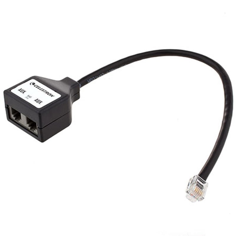 Celestron 93919 Aux Port Splitter, Black - Image 1