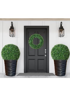 Generic FFD Green Oasis: Fake Plant Bolls Grass Dome Ball Perfect Garden Enhancement  - Image 4