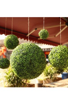 Generic FFD Green Oasis: Fake Plant Bolls Grass Dome Ball Perfect Garden Enhancement  - Image 5
