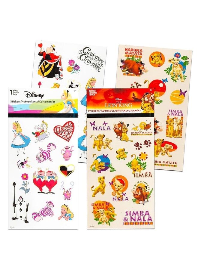 Artist Unknown Classic Disney Stickers Party Favors Mega Assortment ~ Bundle Includes 16 Disney Sticker Sheets Featuring Bambi, 101 Dalmatians, Lion King, Jungle Book, Pinocchio, and More (Over 200 Stickers!)  - Image 3