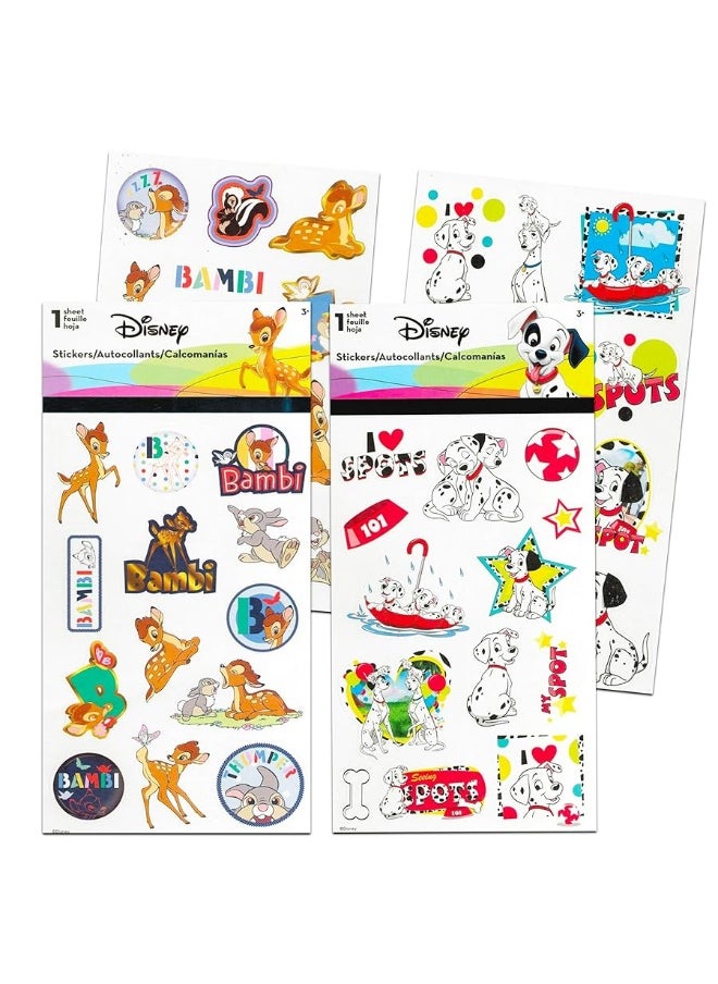Artist Unknown Classic Disney Stickers Party Favors Mega Assortment ~ Bundle Includes 16 Disney Sticker Sheets Featuring Bambi, 101 Dalmatians, Lion King, Jungle Book, Pinocchio, and More (Over 200 Stickers!)  - Image 5