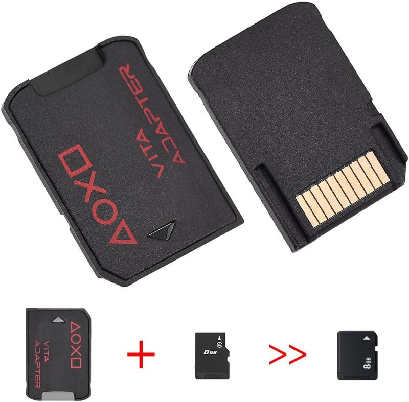 كلاراكو محول بطاقة ذاكرة SD2Vita الإصدار 3.0، محول عالي السرعة من بطاقة ألعاب إلى بطاقة، متوافق مع PS Vita 1000/2000، محول بطاقة ذاكرة PS Vita، يدعم حتى 256 جيجابايت - Image 4