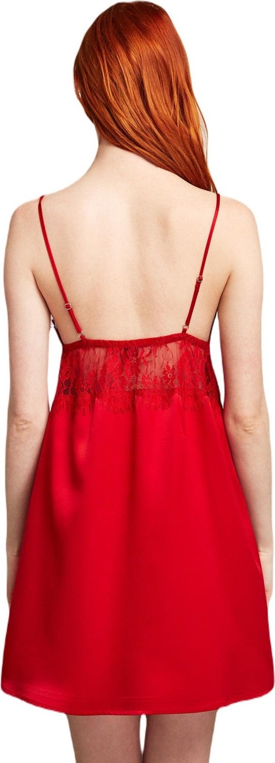 Penye Mood Satin Lace Robe  - Image 2
