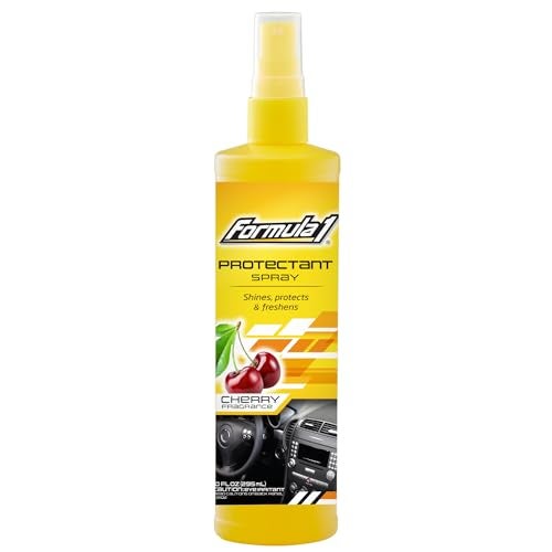 Formula 1 Interior Detailing Protectant Spray, Car Interior Cleaner with Lasting Cherry Fragrance and UV Protection, Safe for Vinyl, Rubber, Plastic, & Dashboard - 10oz. - Image 1