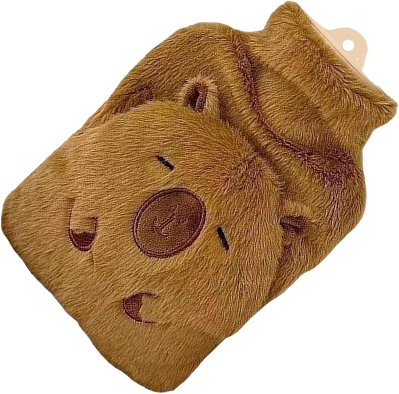 Capybara Shaped Hot Water Bag 1000ml For Neck Back Pain Relief Men Women Kids - Image 2