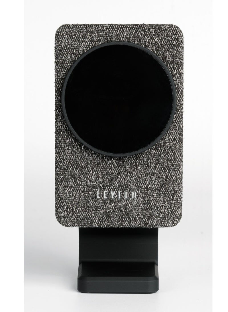 LEVELO Aspen 3 in 1 Wireless Car Charger - Grey - Image 2