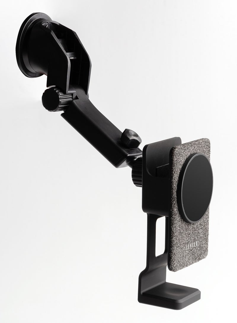 LEVELO Aspen 3 in 1 Wireless Car Charger - Grey - Image 1