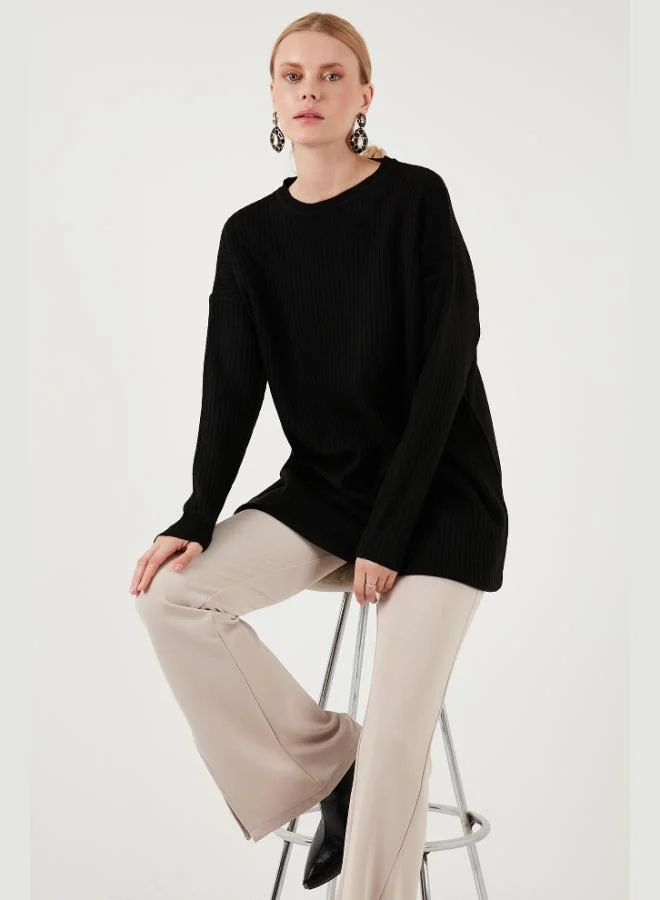 Lela Lela Triko Modest Crew Neck Sweater Women's SWEATER 4616152