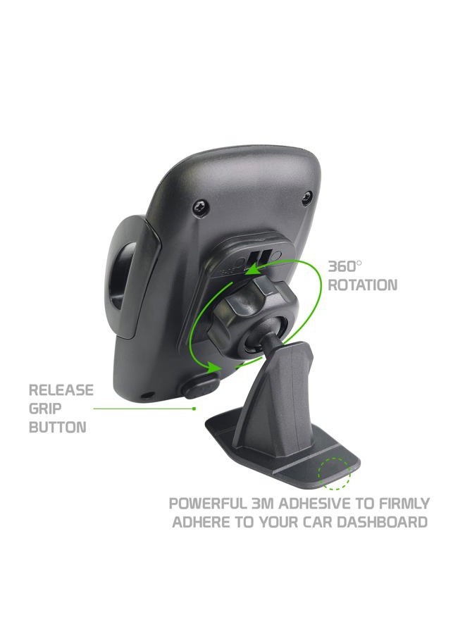 cellet حامل هاتف السيارة على لوحة القيادة، حامل هاتف ذكي مع ملصق 3M، حامل هاتف متوافق مع آيفون 13 برو ماكس ميني 12 11 سامسونج جالاكسي جوجل بيكسل موتو، قيادة خرائط جوجل - Image 4