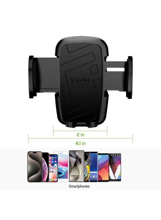 cellet حامل هاتف السيارة على لوحة القيادة، حامل هاتف ذكي مع ملصق 3M، حامل هاتف متوافق مع آيفون 13 برو ماكس ميني 12 11 سامسونج جالاكسي جوجل بيكسل موتو، قيادة خرائط جوجل - Image 5