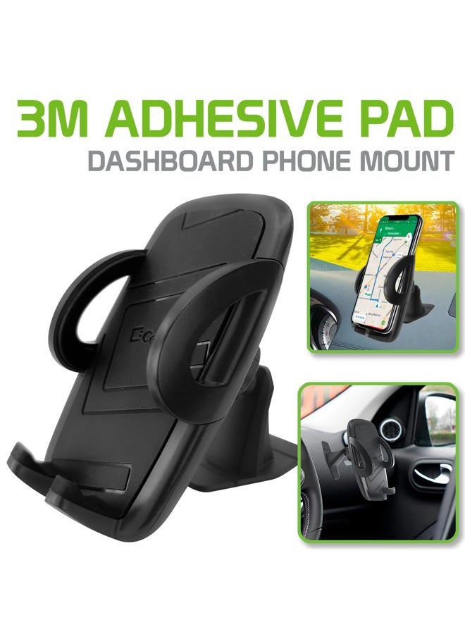 cellet حامل هاتف السيارة على لوحة القيادة، حامل هاتف ذكي مع ملصق 3M، حامل هاتف متوافق مع آيفون 13 برو ماكس ميني 12 11 سامسونج جالاكسي جوجل بيكسل موتو، قيادة خرائط جوجل - Image 2