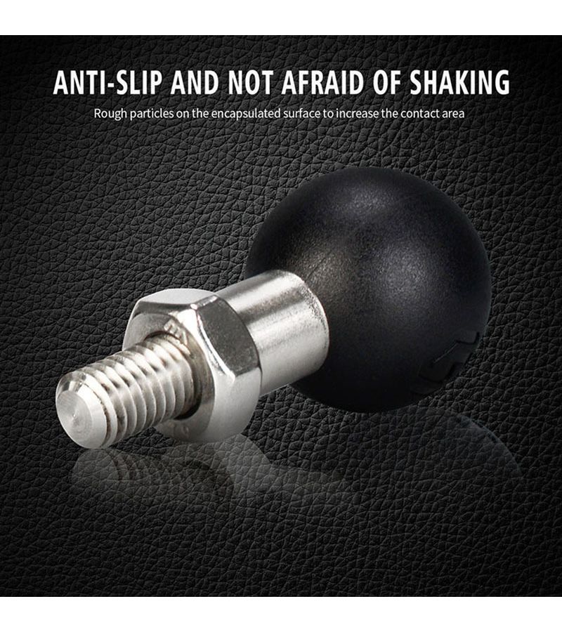 M8 Hole Screw Fixing Rearview Mirror Ball Head Bracket For Motorcycle Phone Holder - Image 5