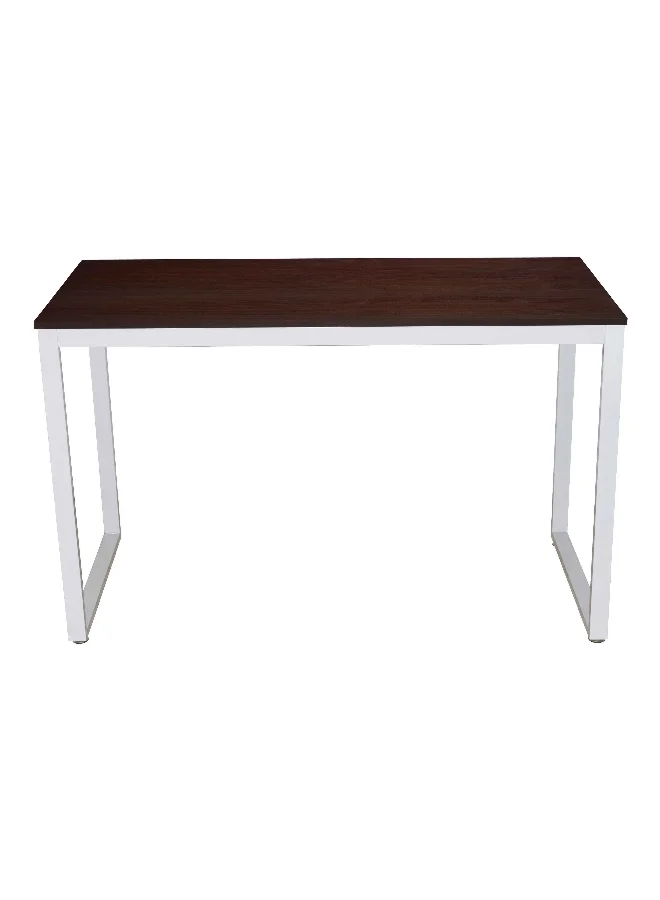 ميكاسا مكتب كمبيوتر مستطيل بلون الجوز والابيض، بأبعاد 120 × 59.5 × 74 سم CD-19121