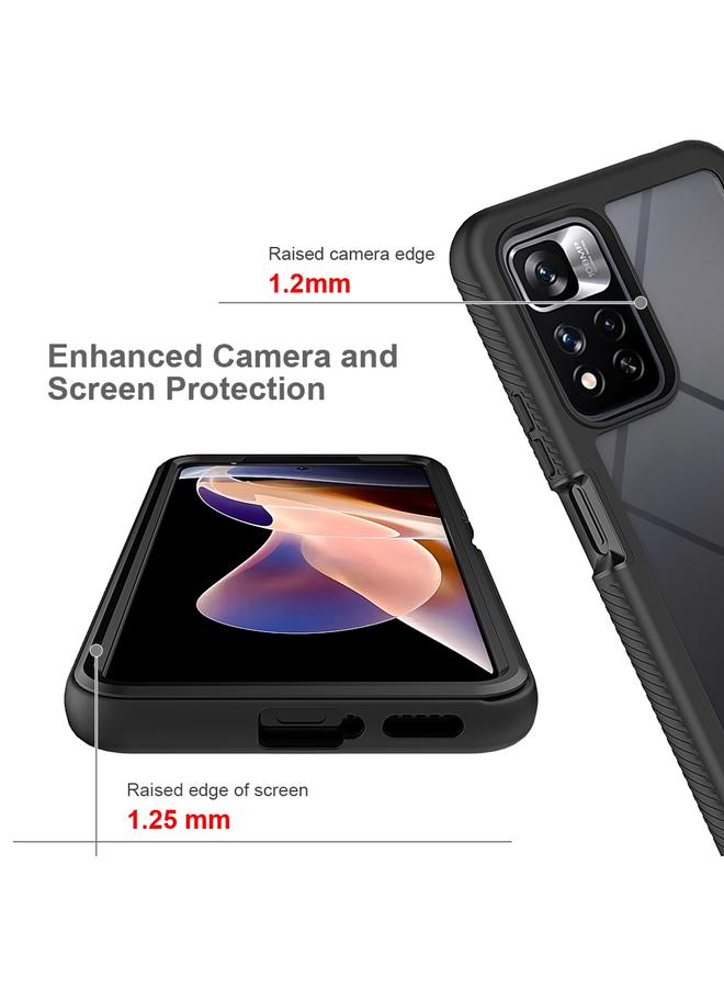 Green Tiger Xiaomi Redmi Note 11 Pro Plus 5G Global Starry Sky Full Body Hybrid Shockproof Phone Case Frosted Pink - Image 5