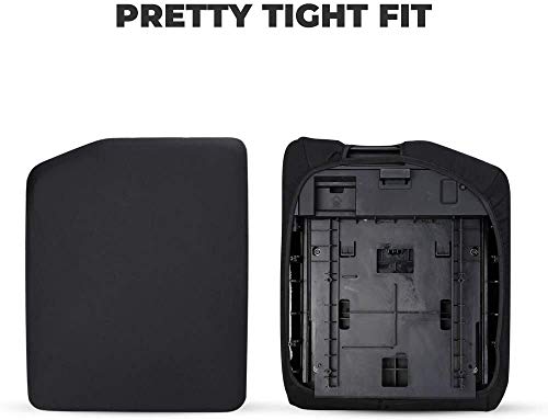 ISSYAUTO Center Console Cover Compatible with 2007-2017 Tundra, 2008-2018 Sequoia, Neoprene Armrest Cover Replacement, Anti-Scratch & Waterproof - Image 5