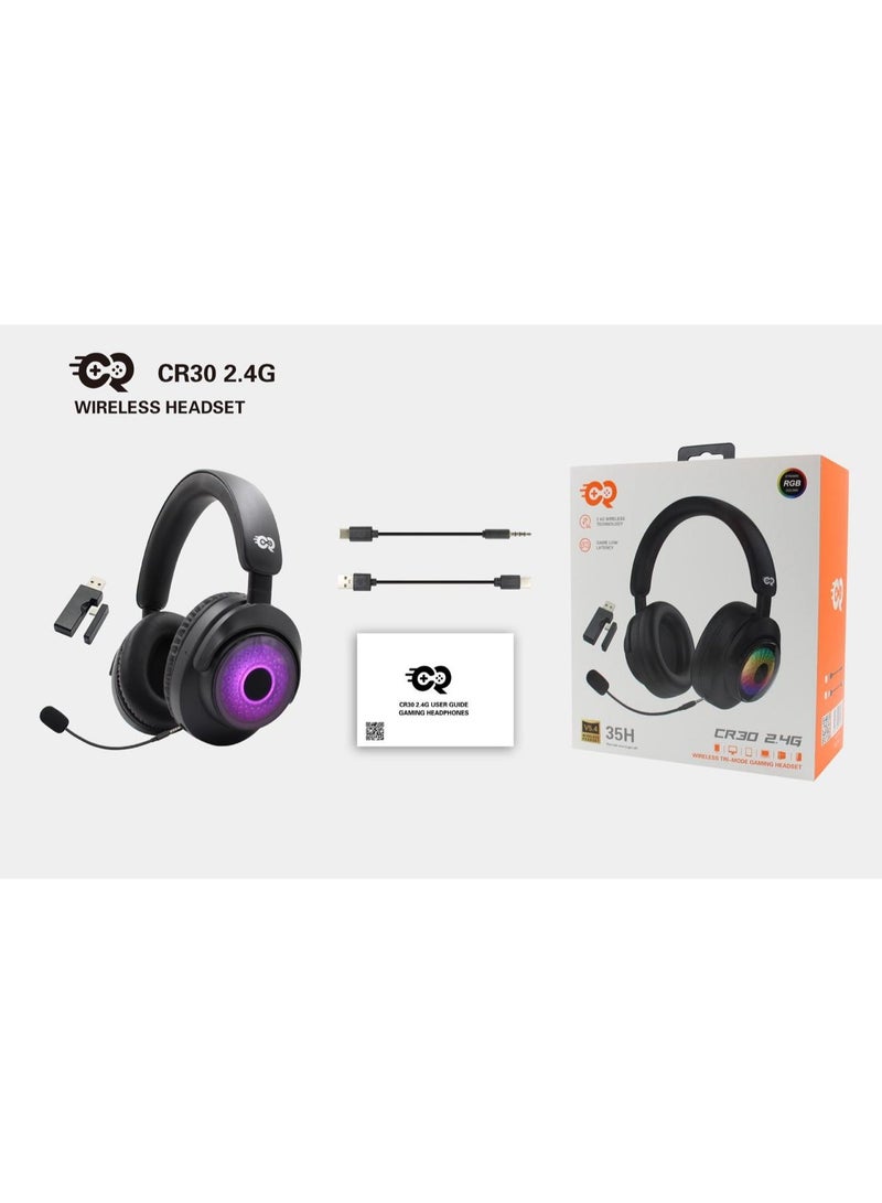 CR Gaming Gamer Headset CR30 Black - Image 1