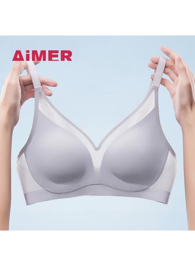 Aimer Lightweight, Seamless, Breathable, Wireless, Minimizing, Soft Support Bra For Spring And Summer - Image 1