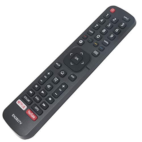 Allimity EN2B27V Replacement Remote fit for VU HD LED LCD TV 55S6575 49S6575 43S6575 40S6575 32S6575 LED40K16 LEDN50K310X3D LTDN55XT780XWAU3D LTDN65XT780XWAU3D with Netflix and YouTube Shortcut Keys - Image 2