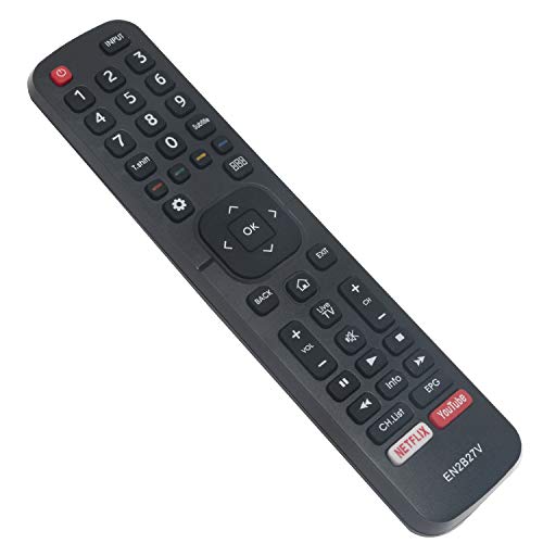 Allimity EN2B27V Replacement Remote fit for VU HD LED LCD TV 55S6575 49S6575 43S6575 40S6575 32S6575 LED40K16 LEDN50K310X3D LTDN55XT780XWAU3D LTDN65XT780XWAU3D with Netflix and YouTube Shortcut Keys - Image 3