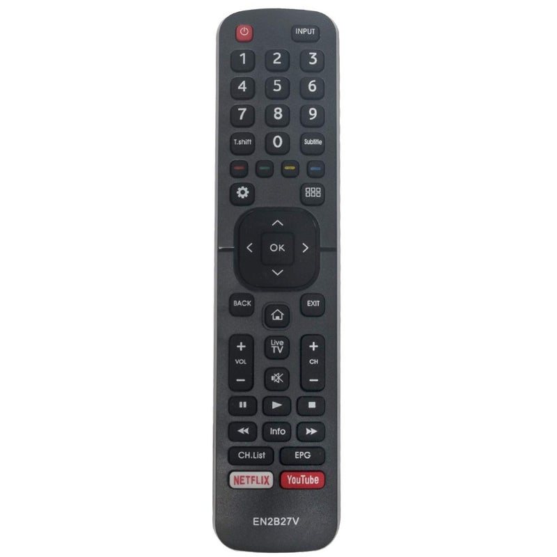 Allimity EN2B27V Replacement Remote fit for VU HD LED LCD TV 55S6575 49S6575 43S6575 40S6575 32S6575 LED40K16 LEDN50K310X3D LTDN55XT780XWAU3D LTDN65XT780XWAU3D with Netflix and YouTube Shortcut Keys - Image 5