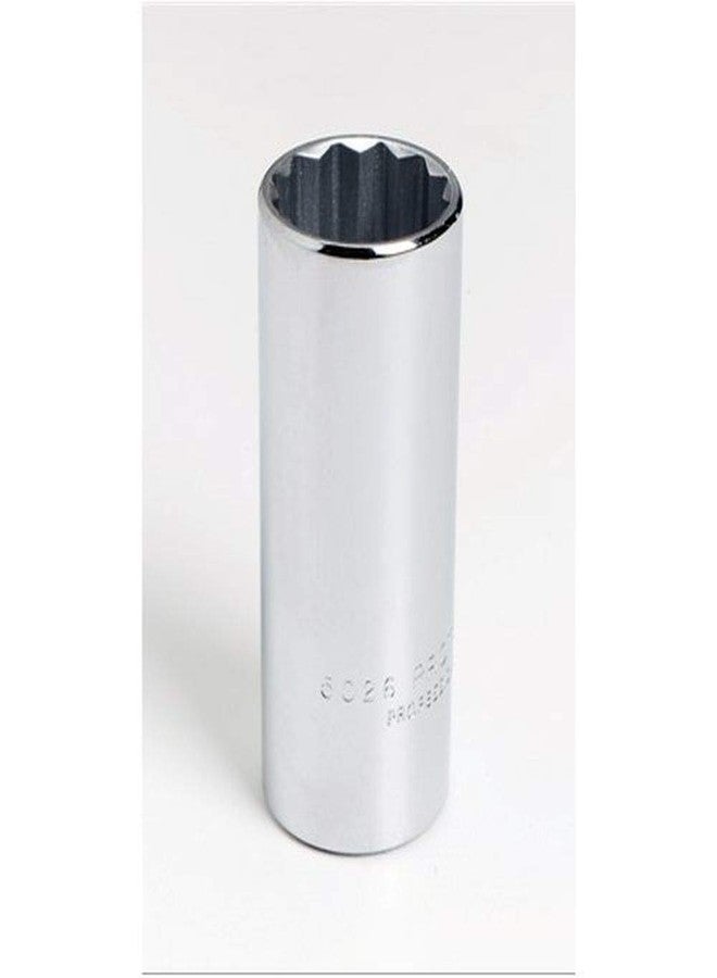 Stanley Proto J5030 3/8" Drive Deep Socket, 15/16", 12 Point