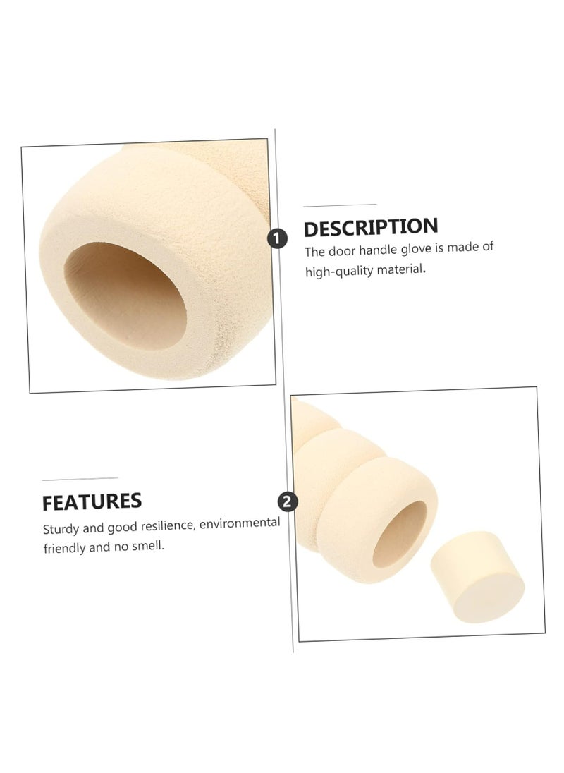 Oasisgalore - 10 Pieces Door Handle Covers Protector, Kid Baby Safety Door Handle Knob Gaurd Door Handle Bumper - Image 1