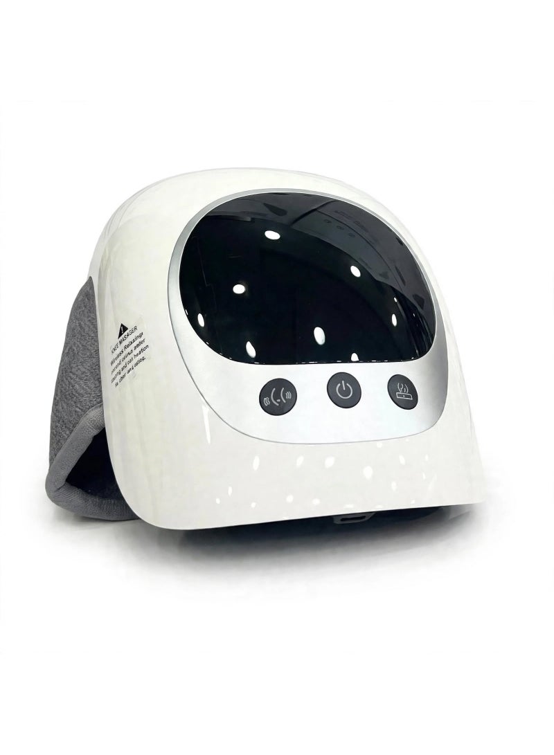 إلترازون ST1102 Smart Knee Massager, Wireless Knee Massage Device with Heating, Vibration and Red Light, Cordless Knee Relaxation Support white - Image 1