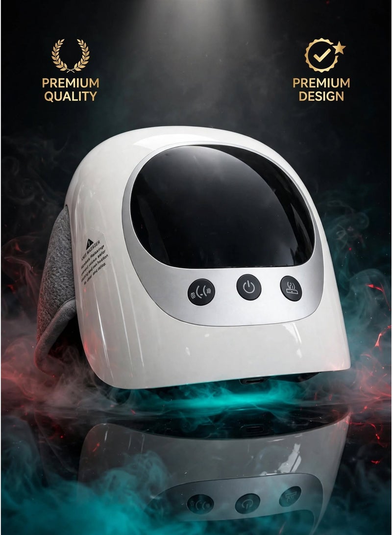 إلترازون ST1102 Smart Knee Massager, Wireless Knee Massage Device with Heating, Vibration and Red Light, Cordless Knee Relaxation Support white - Image 3