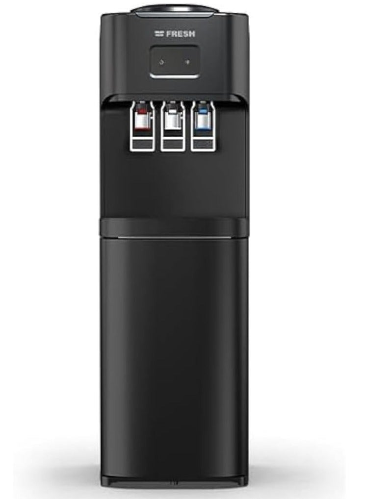 Water Dispenser 3 Taps Black Shabah FW-16VCB2